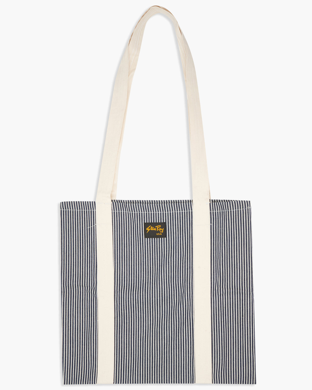 Stan Ray Made In USA Tote Bag - Hickory Stripe / Natural Patch | Stan Ray Bags | JEANSTORE