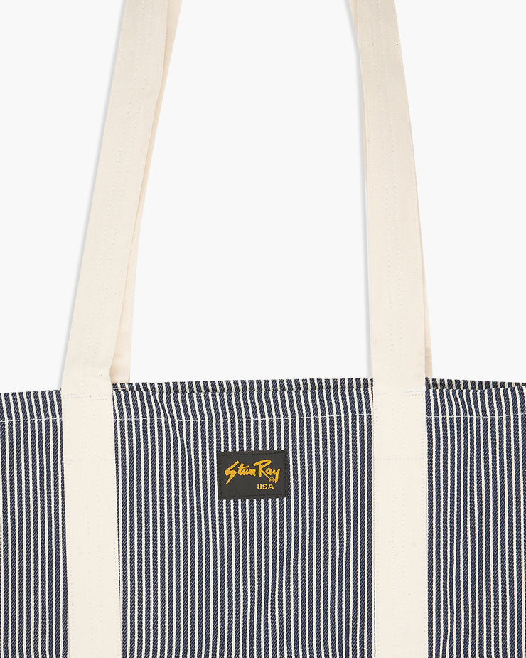 Stan Ray Made In USA Tote Bag - Hickory Stripe / Natural Patch