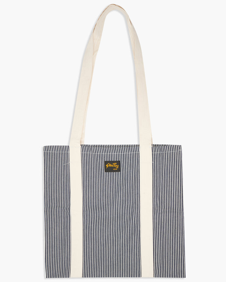 Stan Ray Made In USA Tote Bag - Hickory Stripe / Natural Patch