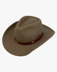 Stetson Tamalo Western Woolfelt Hat - Deep Taupe