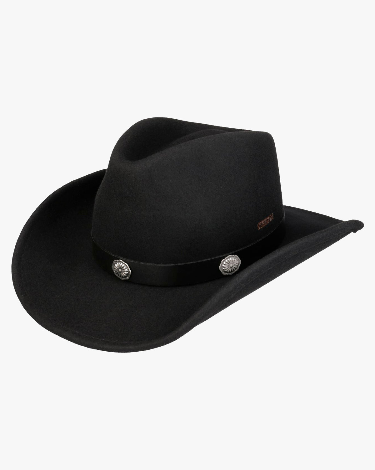 Stetson Hats Tamalo Crushable Water Repellent Wool Felt Cowboy Hat - Black