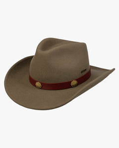Stetson Tamalo Western Woolfelt Hat - Deep Taupe