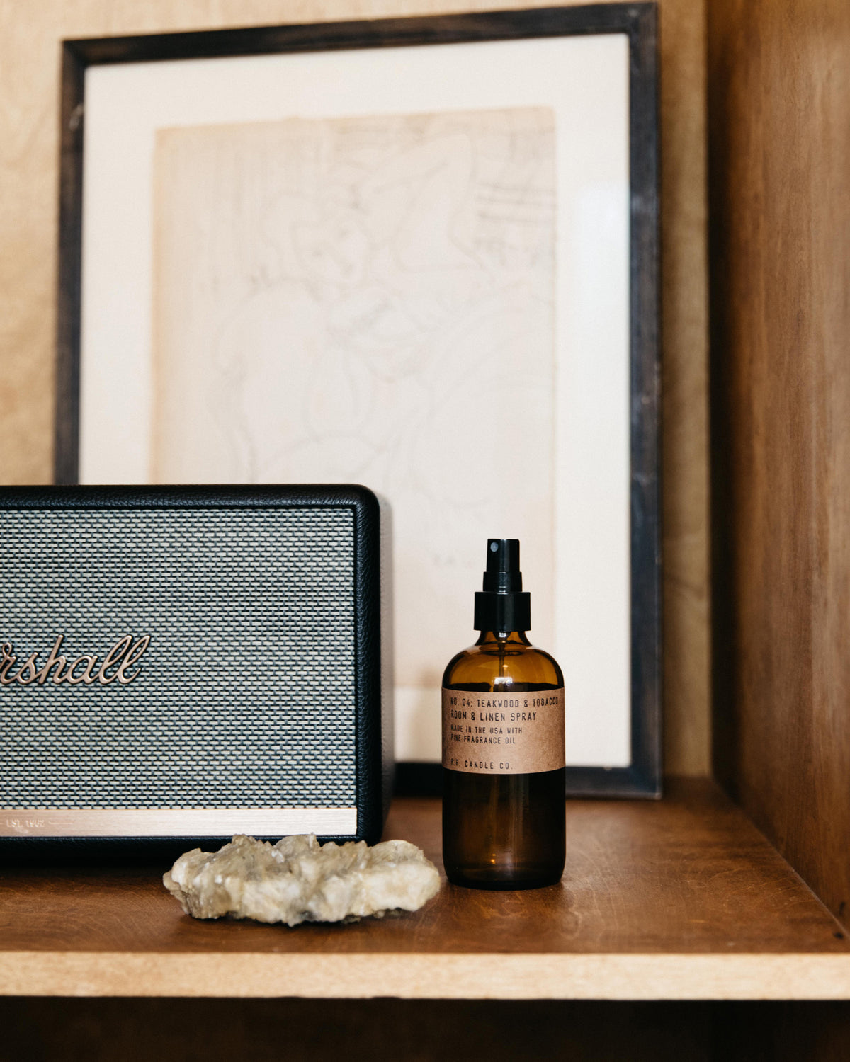 P.F. Candle Co. Room & Linen Spray Large - Teakwood & Tobacco | P.F. Candle Co. Miscellaneous | JEANSTORE