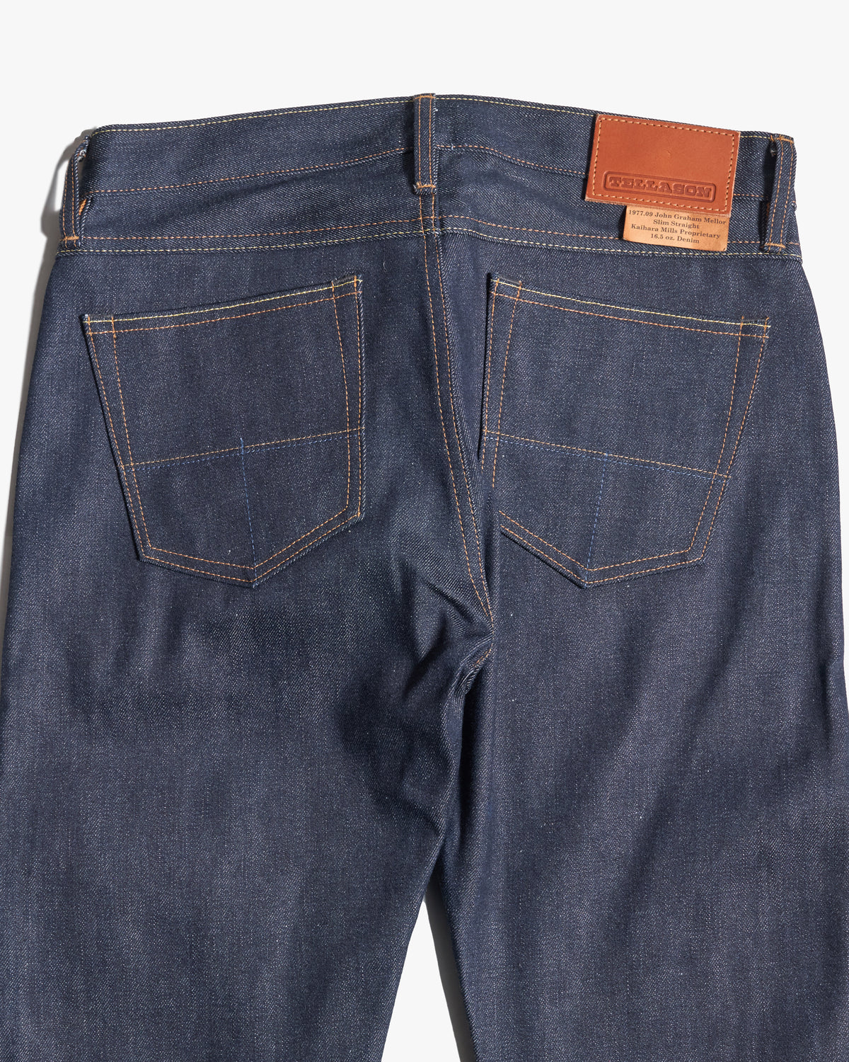 Tellason John Graham Mellor Slim Straight Mens Jeans - 16.5oz Kaihara Selvedge Denim