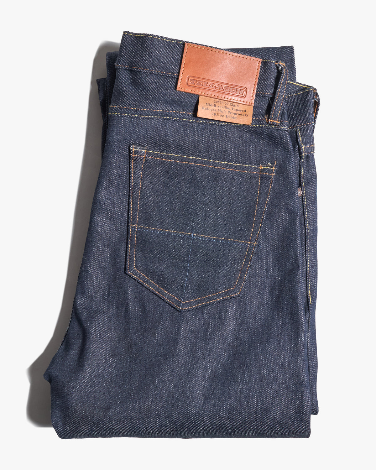 Tellason Elgin Slim Tapered Mens Jeans - 16.5oz Kaihara Selvedge Denim