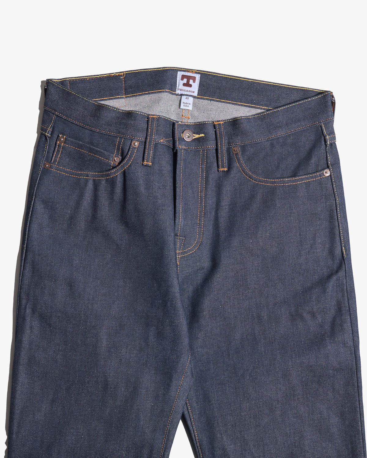 Tellason Elgin Slim Tapered Mens Jeans - 16.5oz Kaihara Selvedge Denim