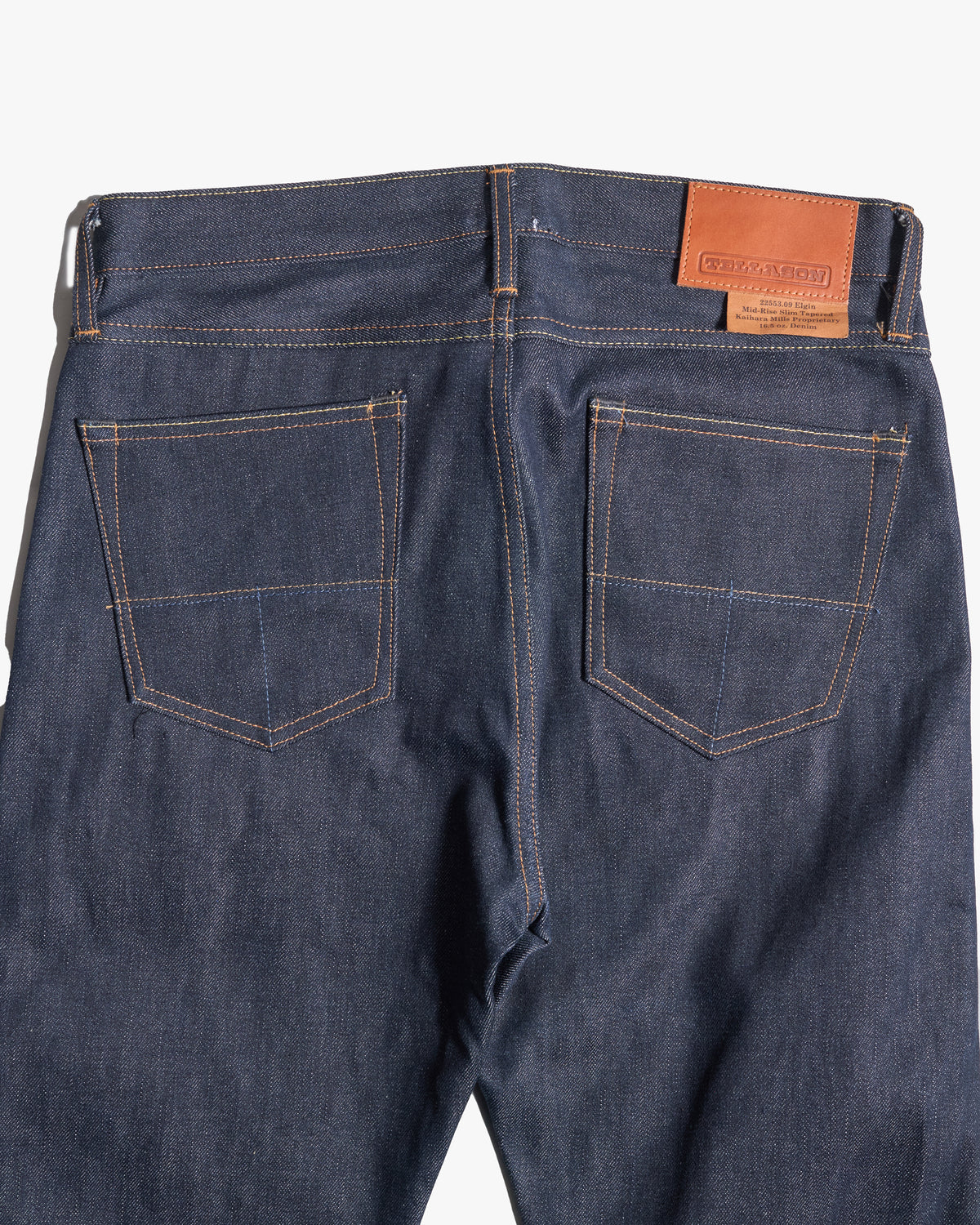 Tellason Elgin Slim Tapered Mens Jeans - 16.5oz Kaihara Selvedge Denim