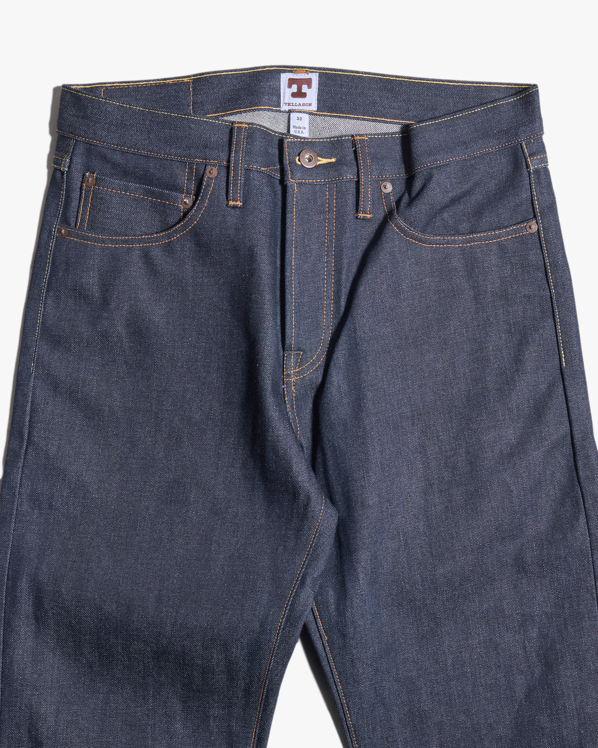Tellason Sheffield Relaxed Straight Mens Jeans - 16.5oz Kaihara Selvedge Denim