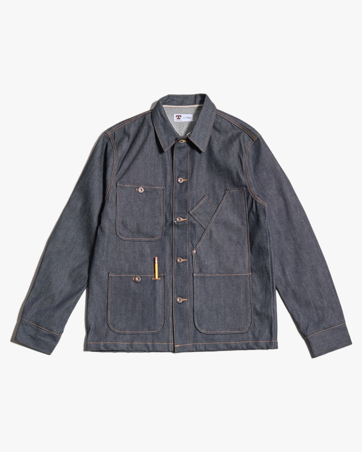 Tellason Coverall Jacket - 16.5oz Kaihara Selvedge Denim | Tellason Jackets & Coats | JEANSTORE