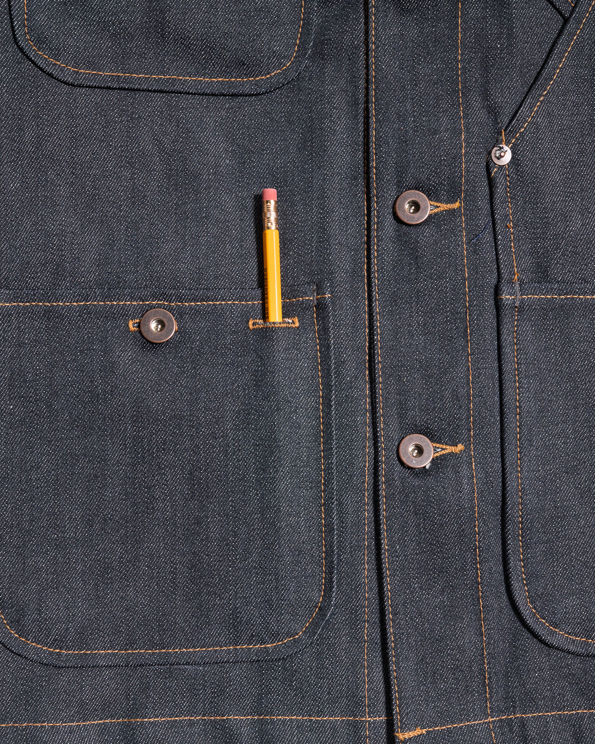 Tellason Coverall Jacket - 16.5oz Kaihara Selvedge Denim | Tellason Jackets & Coats | JEANSTORE