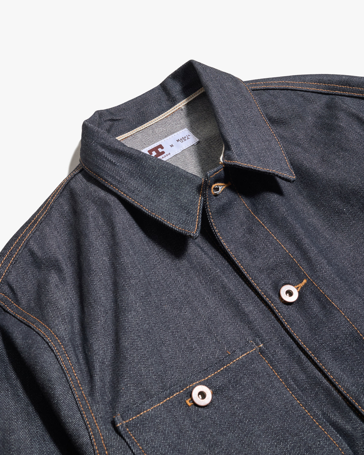 Tellason Coverall Jacket - 16.5oz Kaihara Selvedge Denim | Tellason Jackets & Coats | JEANSTORE