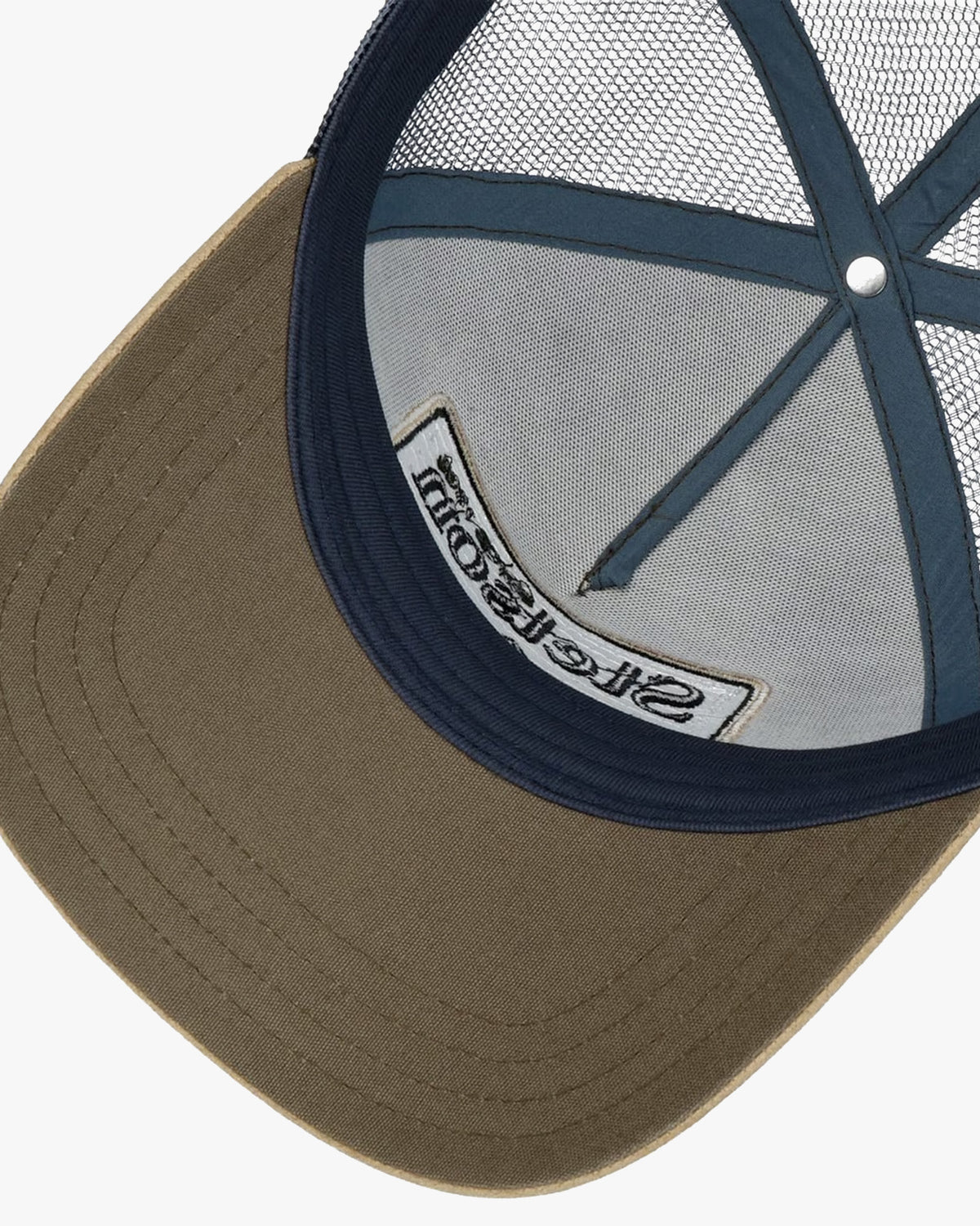 Stetson Explorer Co Trucker Cap - Beige / Wine