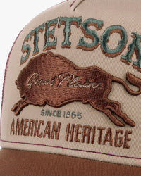 Stetson Great Plains Trucker Cap - Brown / Wine | Stetson Hats | JEANSTORE