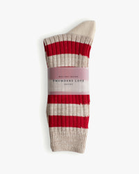 Thunders Love Nautical Turn Socks - Sailor Red | Thunders Love Socks | JEANSTORE
