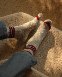 Thunders Love Athletic Collection Socks - Grey & Navy