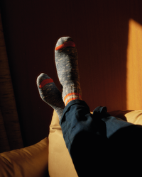 Thunders Love Athletic Collection Socks - Light Blue