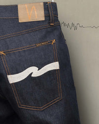 Nudie Tuff Tony Loose Fit Mens Jeans - Ecru Waves | Nudie Jeans Jeans | Jeanstore