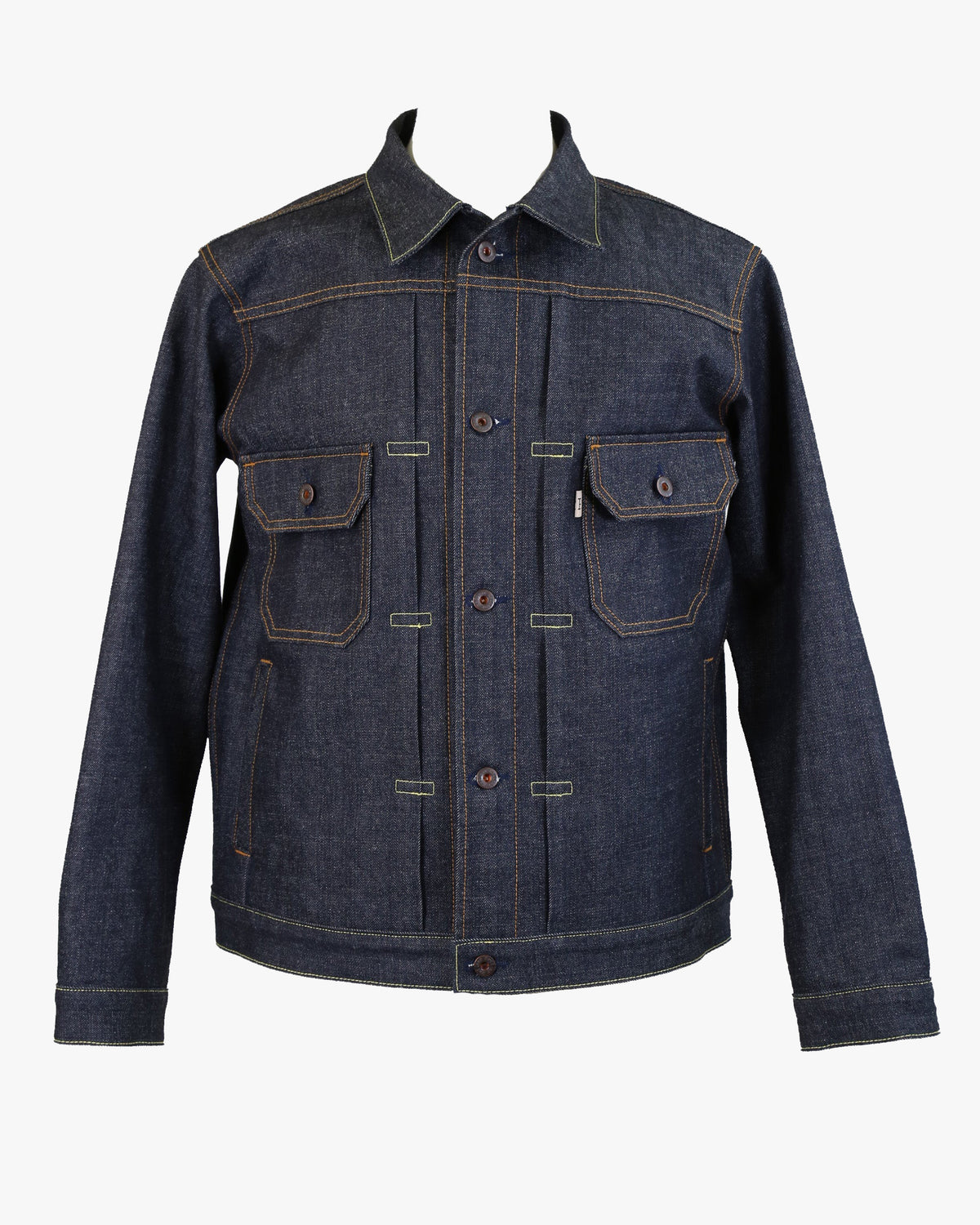 Railcar Fine Goods Type II Denim Jacket - X100 15oz Japanese Dark Indigo Selvedge | Railcar Fine Goods Jackets & Coats | JEANSTORE