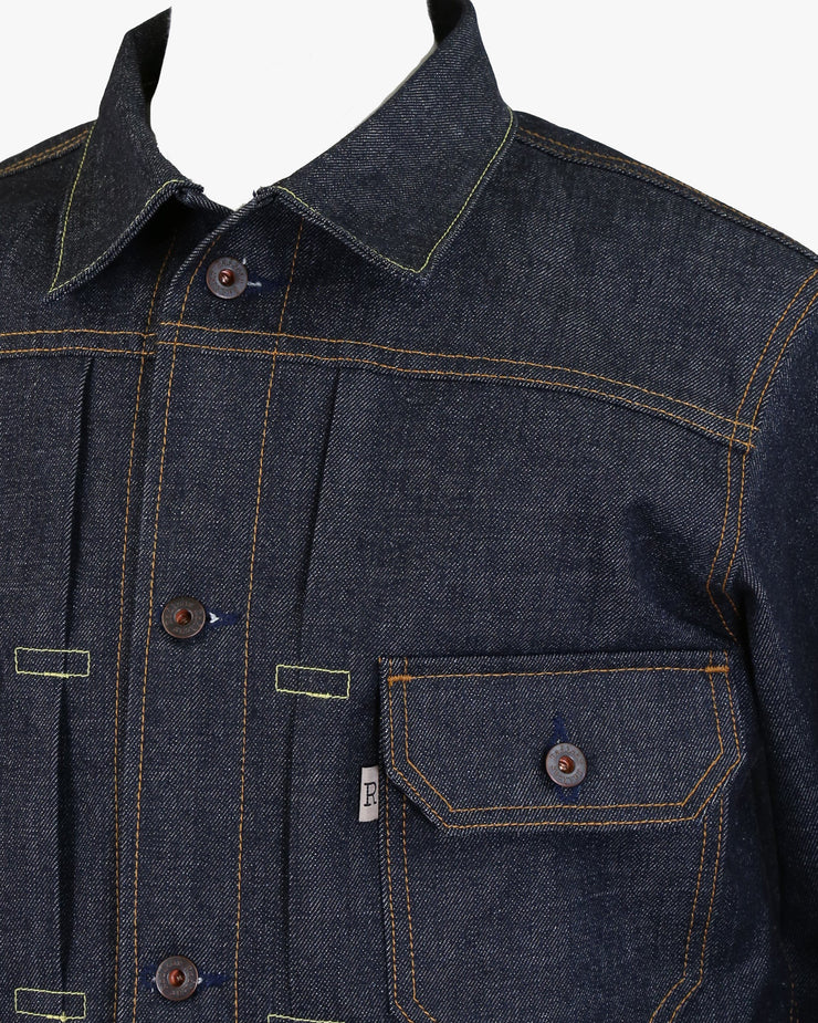 Railcar Fine Goods Type II Denim Jacket - X100 15oz Japanese Dark Indigo Selvedge