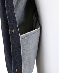 Railcar Fine Goods Type II Denim Jacket - X100 15oz Japanese Dark Indigo Selvedge | Railcar Fine Goods Jackets & Coats | JEANSTORE