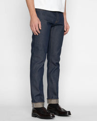 Unbranded UB154 Skinny Fit Mens Jeans - 13.5oz Vintage Blue Selvedge | The Unbranded Brand Jeans | JEANSTORE