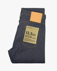 Unbranded UB254 Tapered Fit Mens Jeans - 13.5oz Vintage Blue Selvedge | The Unbranded Brand Jeans | JEANSTORE