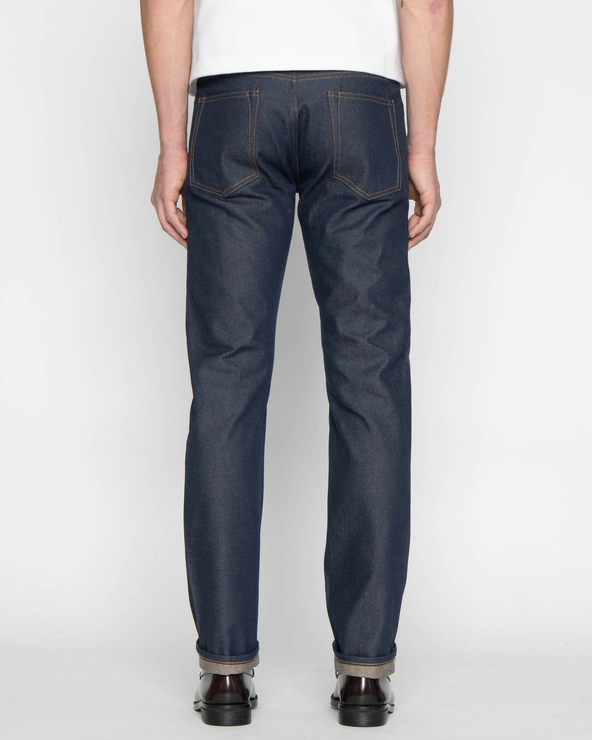 Unbranded UB254 Tapered Fit Mens Jeans - 13.5oz Vintage Blue Selvedge | The Unbranded Brand Jeans | JEANSTORE