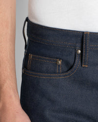 Unbranded UB254 Tapered Fit Mens Jeans - 13.5oz Vintage Blue Selvedge | The Unbranded Brand Jeans | JEANSTORE