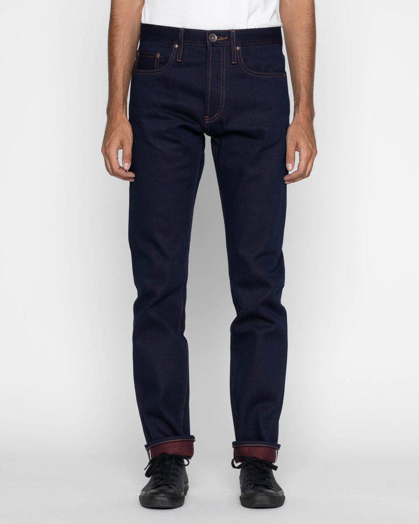 Unbranded UB291 Tapered Fit Mens Jeans - 21oz Heavy Red Weft Selvedge
