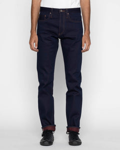 Unbranded UB291 Tapered Fit Mens Jeans - 21oz Heavy Red Weft Selvedge