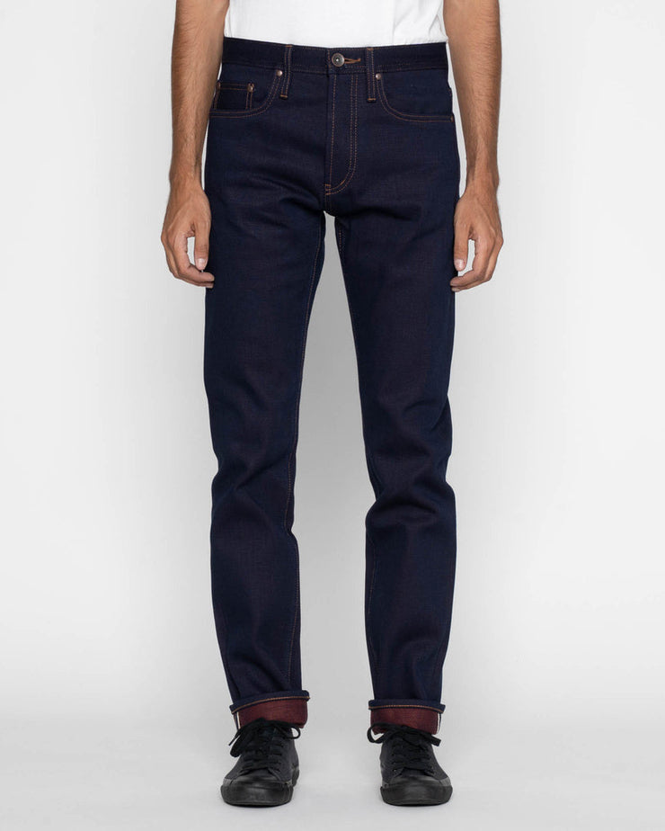 Unbranded UB291 Tapered Fit Mens Jeans - 21oz Heavy Red Weft Selvedge