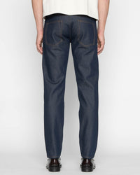 Unbranded UB654 Relaxed Tapered Mens Jeans - 13.5oz Vintage Blue Selvedge