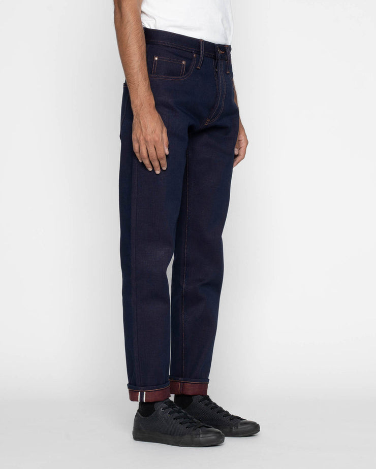 Unbranded UB691 Relaxed Tapered Mens Jeans - 21oz Heavy Red Weft Selvedge