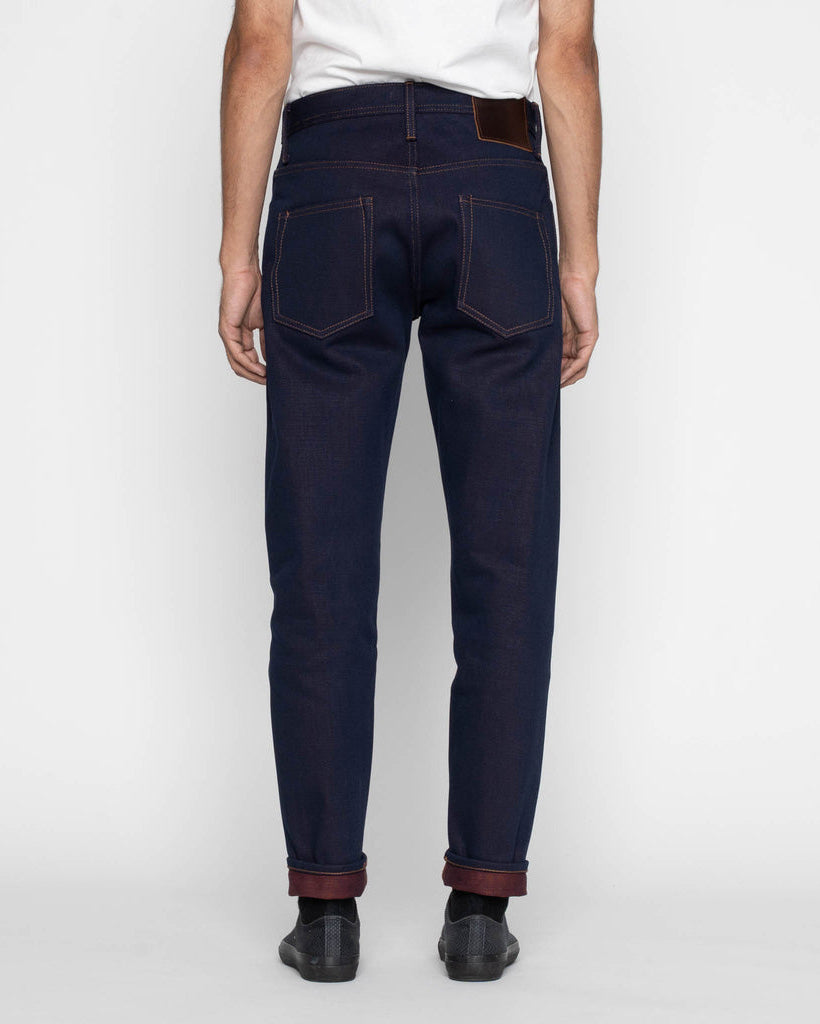 Unbranded UB691 Relaxed Tapered Mens Jeans - 21oz Heavy Red Weft Selvedge | The Unbranded Brand Jeans | JEANSTORE