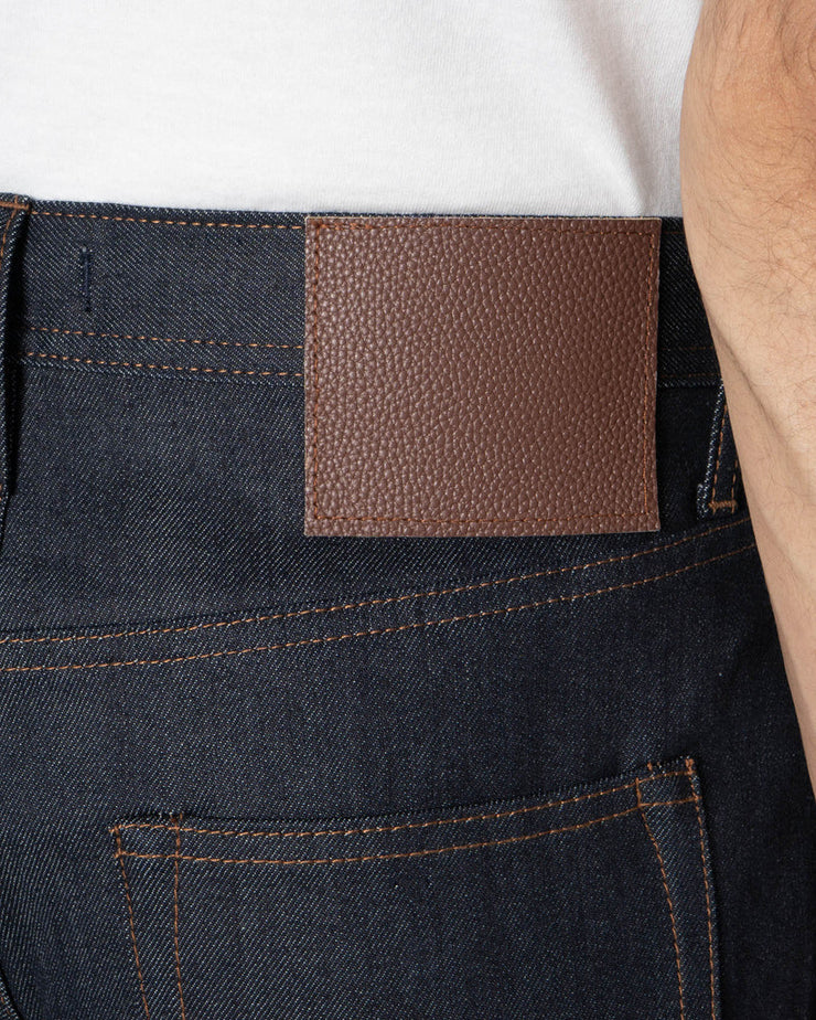 Unbranded UB722 Wide Fit Mens Jeans - 11oz Indigo Stretch Selvedge | The Unbranded Brand Jeans | JEANSTORE