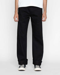 Unbranded UB748 Wide Fit Mens Jeans - 14.5oz Slubby Black Selvedge