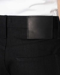 Unbranded UB748 Wide Fit Mens Jeans - 14.5oz Slubby Black Selvedge