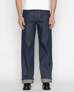 Unbranded UB754 Wide Fit Mens Jeans - 13.5oz Vintage Blue Selvedge