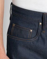 Unbranded UB754 Wide Fit Mens Jeans - 13.5oz Vintage Blue Selvedge | The Unbranded Brand Jeans | JEANSTORE