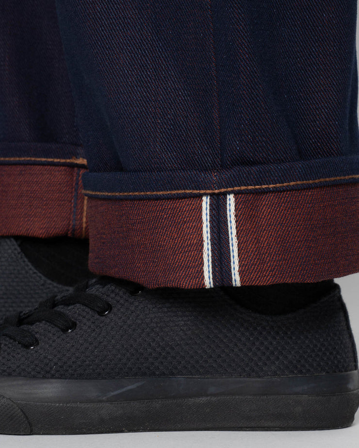 Unbranded UB791 Wide Fit Mens Jeans - 21oz Heavy Red Weft Selvedge