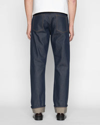 Unbranded UB854 Relaxed Straight Mens Jeans - 13.5oz Vintage Blue Selvedge