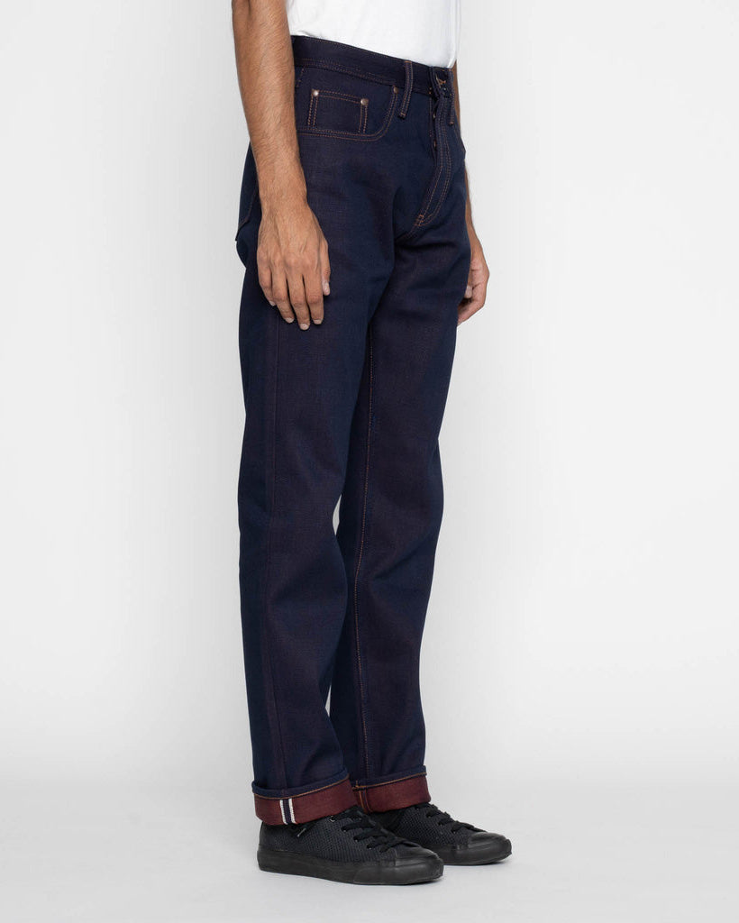 Unbranded UB891 Relaxed Straight Mens Jeans - 21oz Heavy Red Weft Selvedge