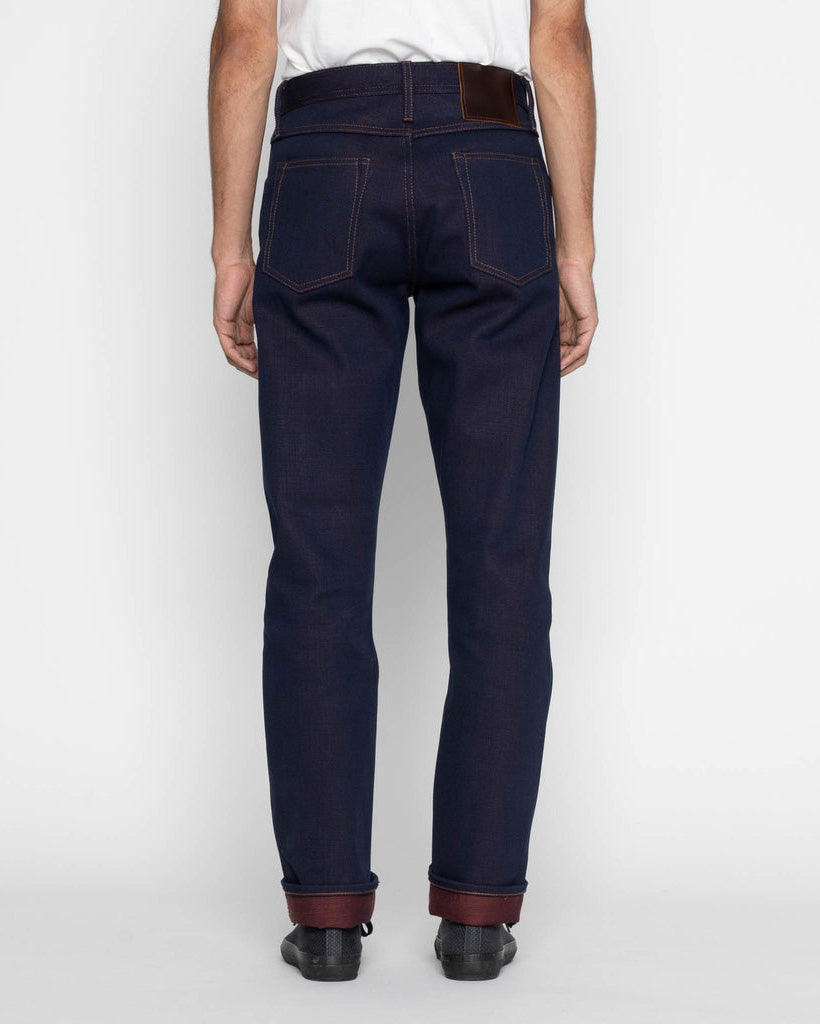 Unbranded UB891 Relaxed Straight Mens Jeans - 21oz Heavy Red Weft Selvedge
