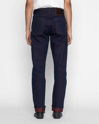Unbranded UB891 Relaxed Straight Mens Jeans - 21oz Heavy Red Weft Selvedge