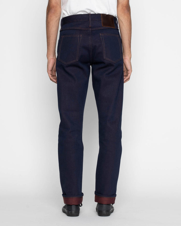 Unbranded UB891 Relaxed Straight Mens Jeans - 21oz Heavy Red Weft Selvedge