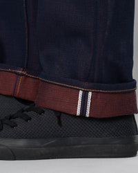 Unbranded UB891 Relaxed Straight Mens Jeans - 21oz Heavy Red Weft Selvedge