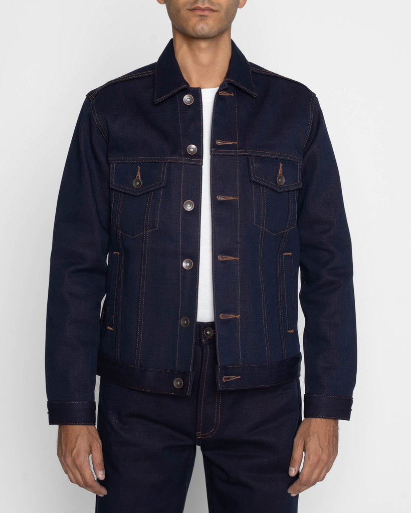 Unbranded UB991 Denim Jacket - 21oz Heavy Red Weft Selvedge | The Unbranded Brand Jackets & Coats | JEANSTORE