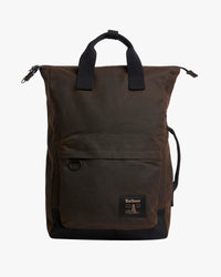 Barbour Heritage Field Waxed Backpack - Olive / Black