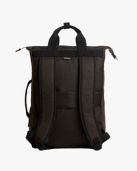 Barbour Heritage Field Waxed Backpack - Olive / Black