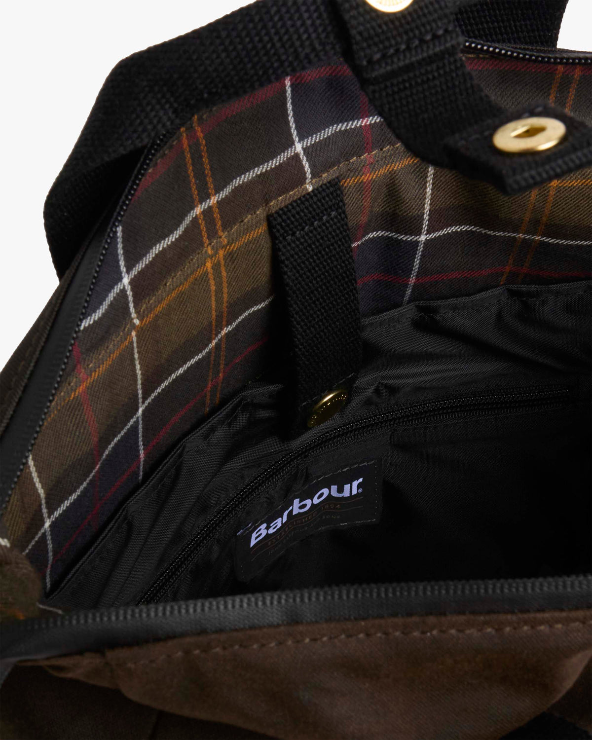 Barbour Heritage Field Waxed Backpack - Olive / Black